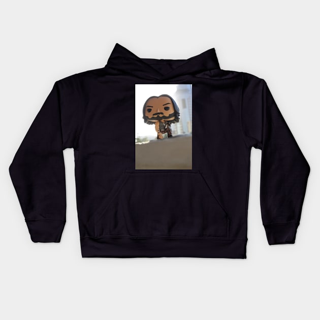 Johnny Silverhand Kids Hoodie by Haarga